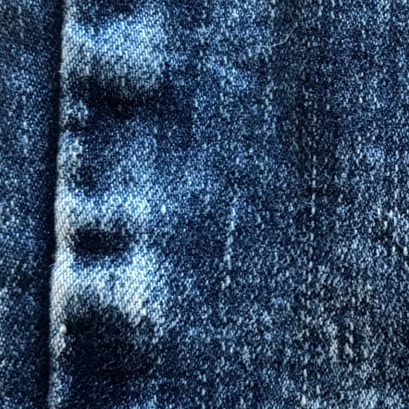 American Eagle Womens Sky High Dark Wash with Tie Dye Jeggings - Size 8 - Picture 5 of 5